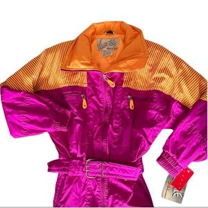 Vintage 80’s Deadstock Profile Ski Suit size small